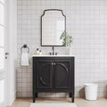 20x30 Inch Metal Framed Medicine Cabinet - Surface Mount or Recessed Bathroom Mirror Cabinet with StorageBlack