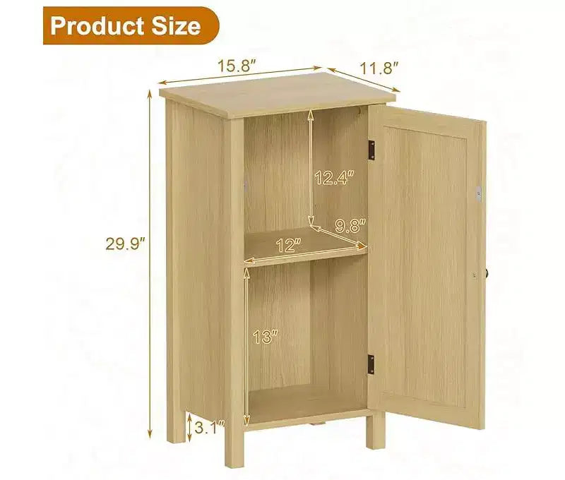 Comodino in rattan nero/naturale con cassetto – Tavolino da comodino con ripiano in legno