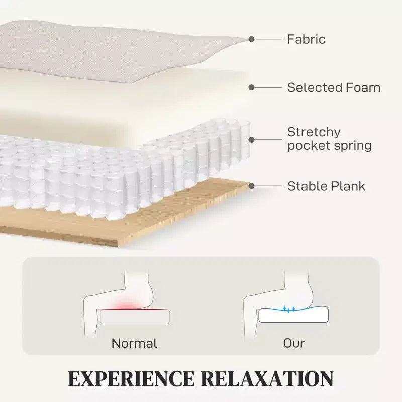Poltrona reclinabile manuale crema/grigia, dondolo girevole, monoposto, reclinazione a 140°