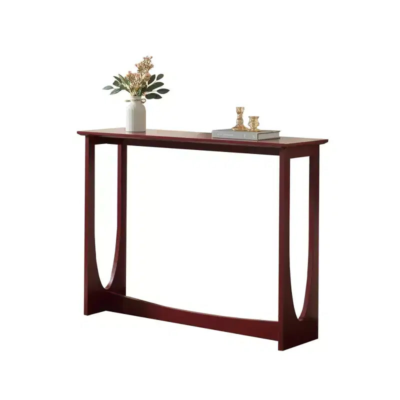 Consolle stretta a 2 ripiani, rettangolare, stile moderno, blu / caviar / giallo limone / rosso / bianco, montaggio per 1 persona