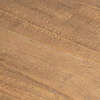 Mensola a parete in pino massiccio effetto legno grezzo/miele, 152 cm, installazione da 1 persona