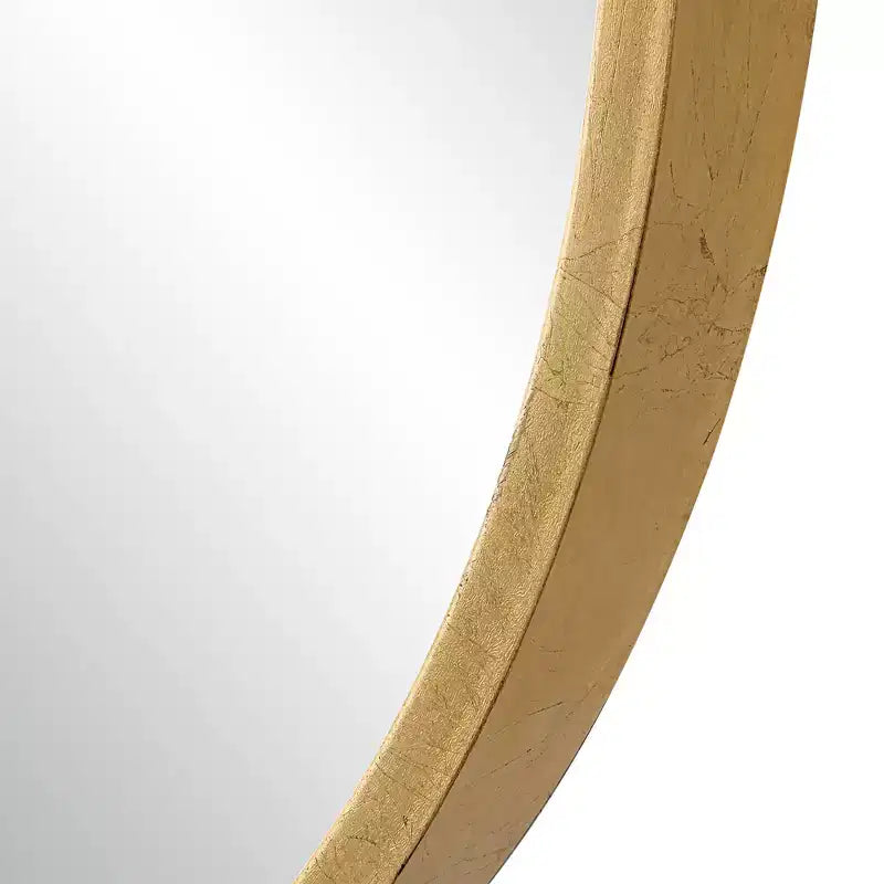 Specchio da parete ovale dorato, 152 cm H x 56 cm L, 1 pannello